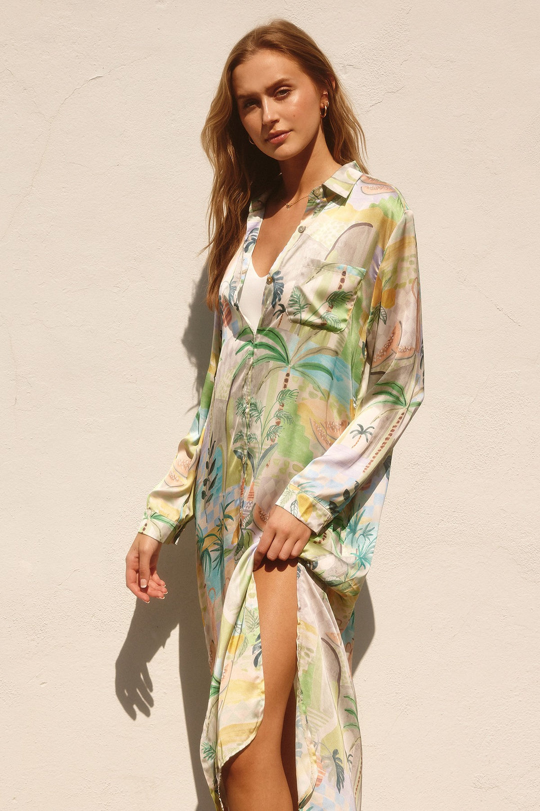 Palm Beach Shirt Dress