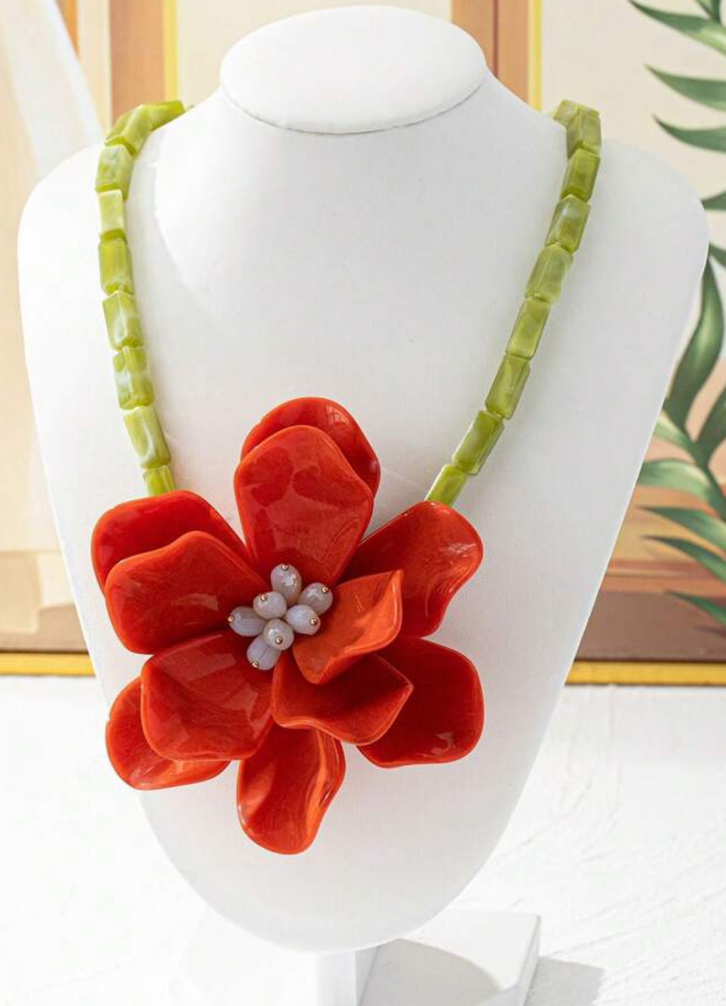 Flower Statement Necklace