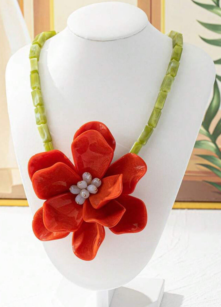 Flower Statement Necklace