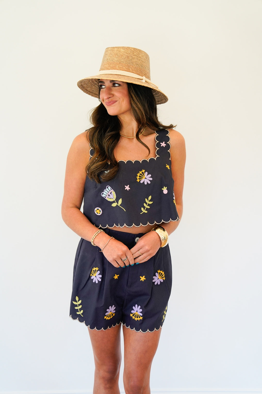 Emma Embroidered Set