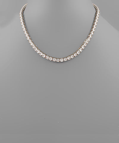 CZ 5mm Tennis Necklace