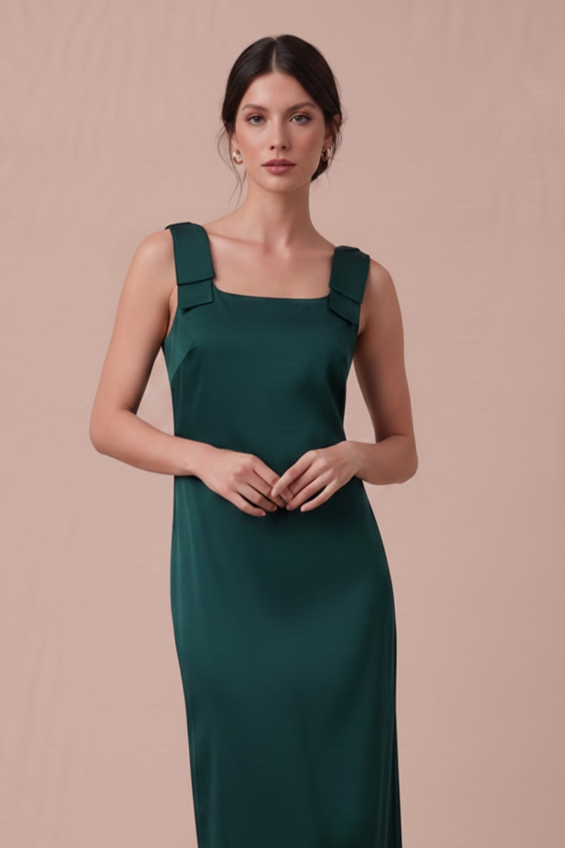 Emery Dress in Emerald Green