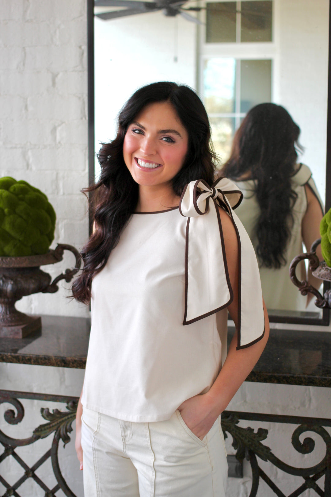 Shoulder Bow Top