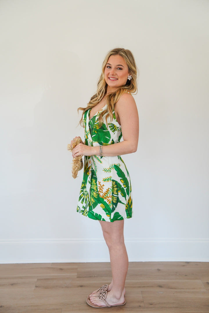 Tropical Forest Mini Dress