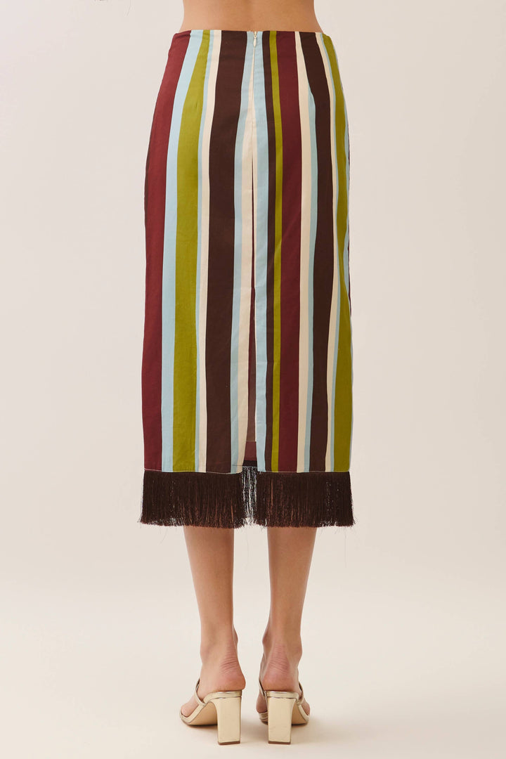 Hailey Set in multicolor stripe