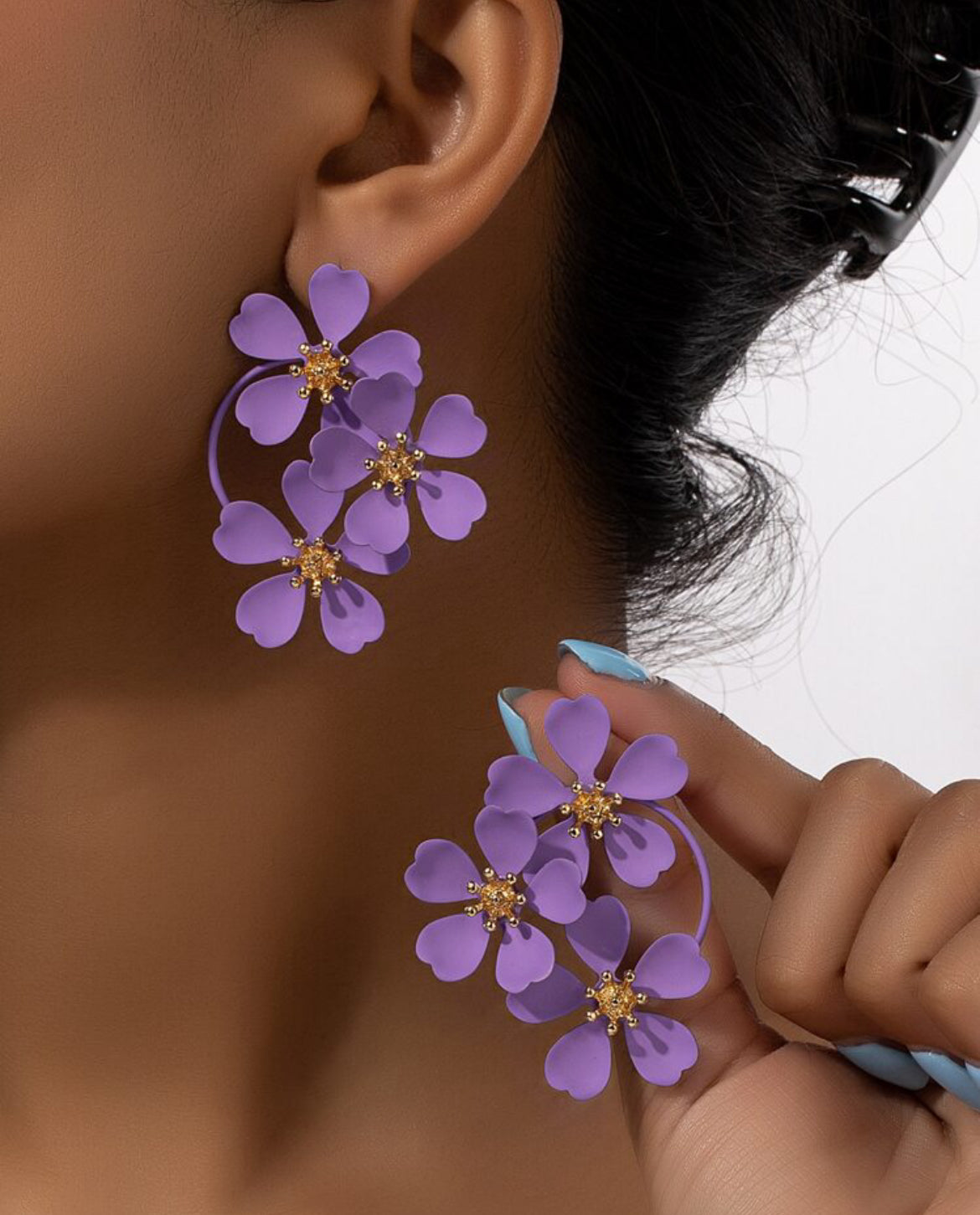 Floral Bunch Earring