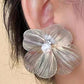 Silver Flower Earring