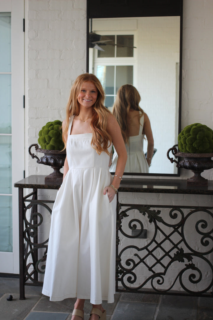 White Dunes Denim Dress