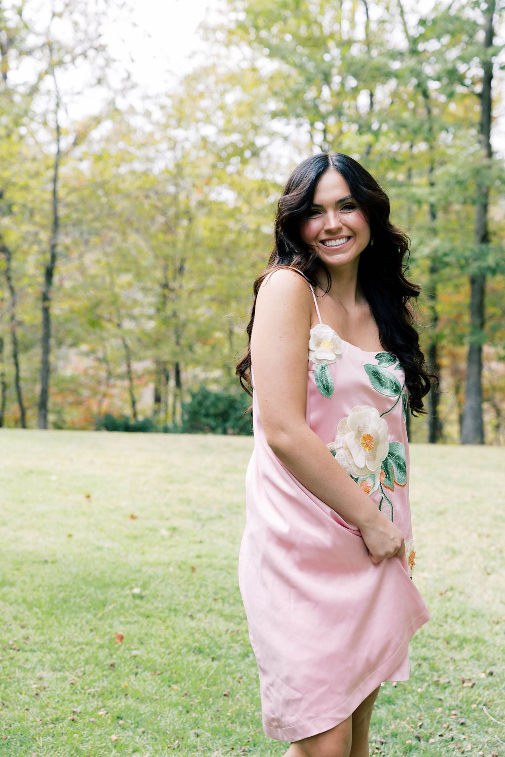 Magnolia Embroidered Dress
