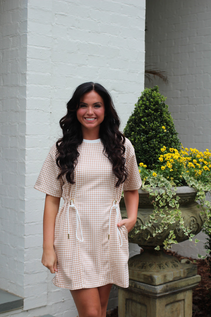 Gingham Athleisure Dress