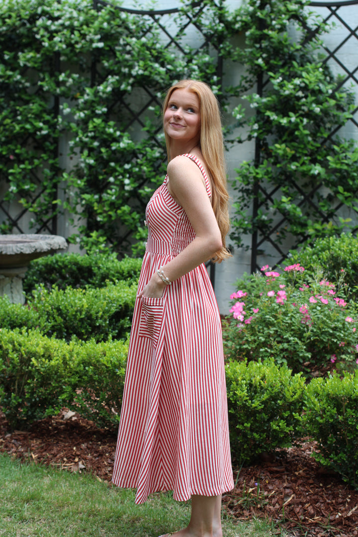 Summer Seersucker Dress