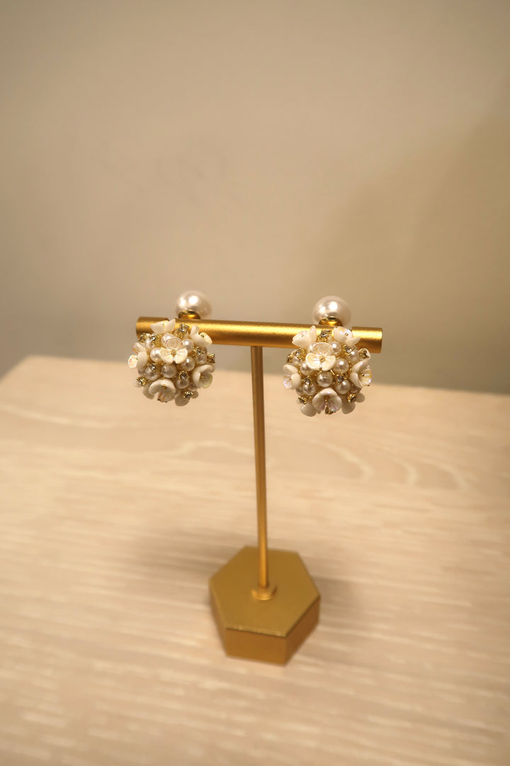 Crystal and Pearl Earring