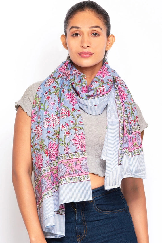 Sanuda Sarong Blue And Pink