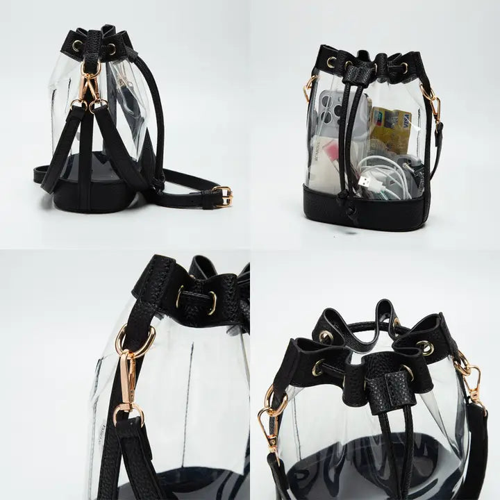Clear Bucket Handbag