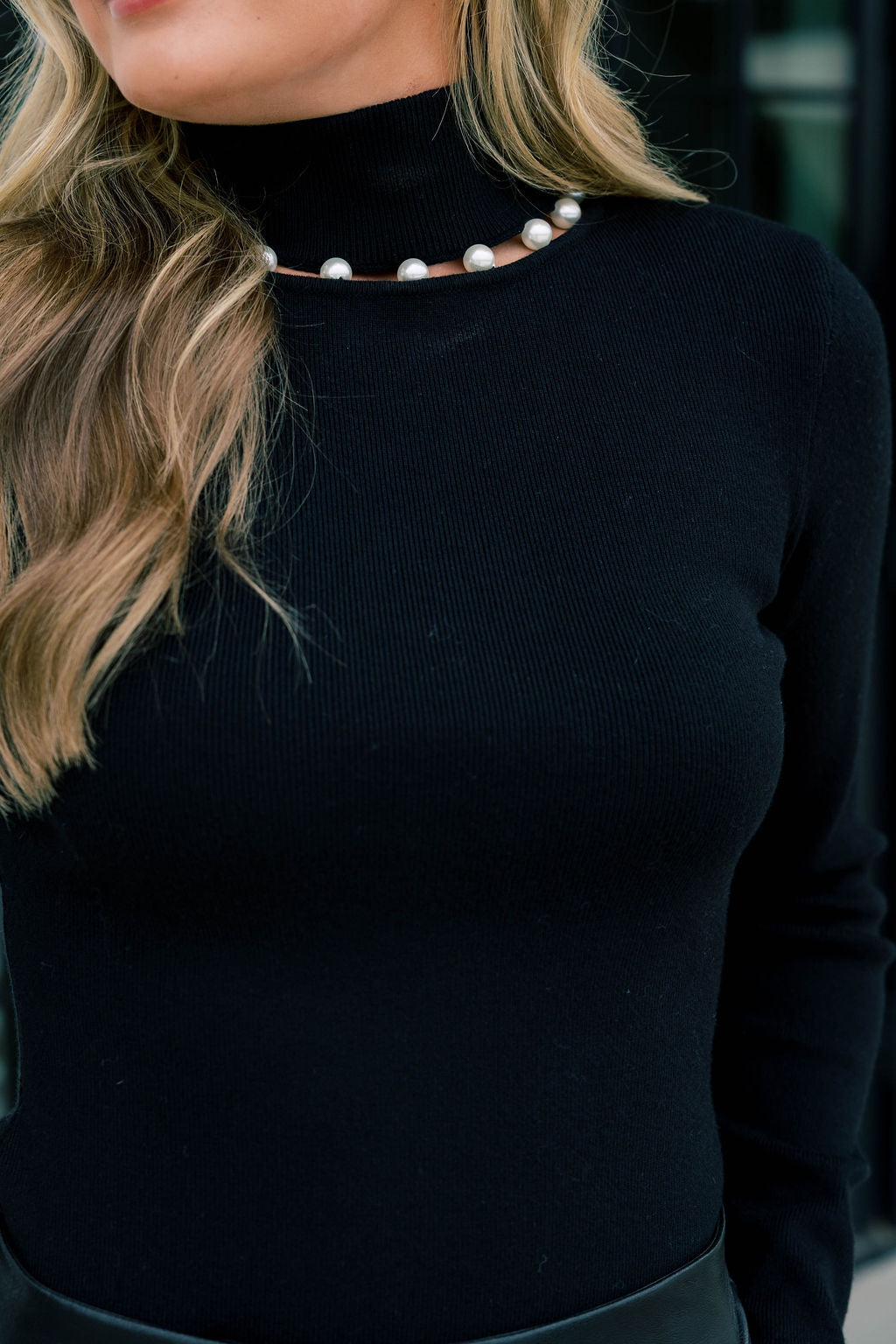 Pearly Turtleneck