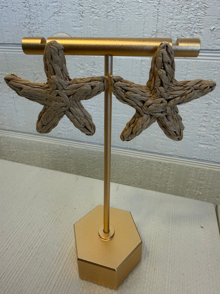 Woven Star Earrings