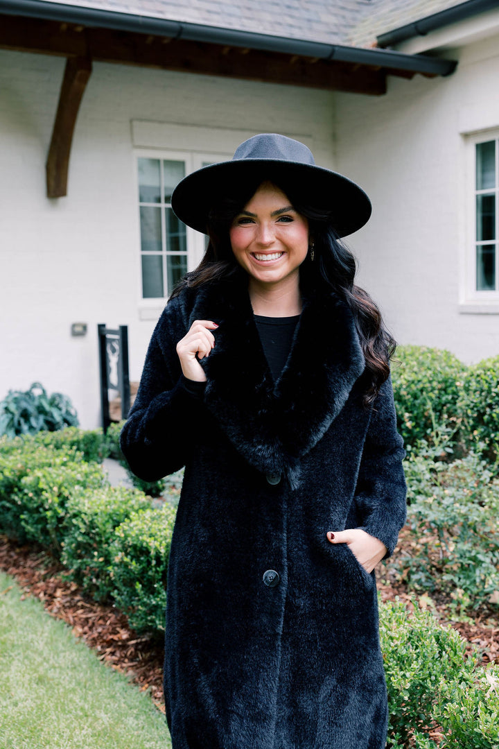 Faux Fur Sweater Jacket