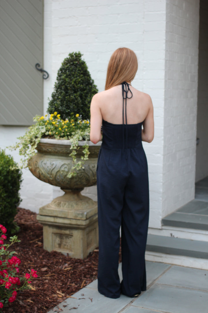 Nautical Linen Jumpsuit