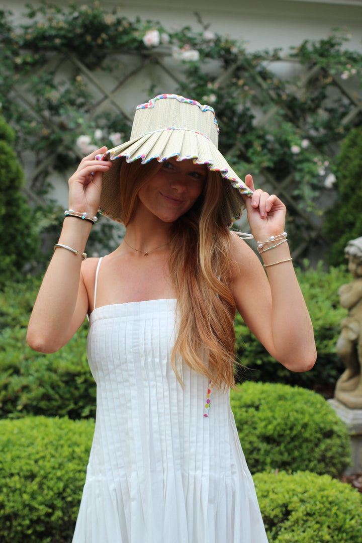 Polka Rainbow Luxe Capri Hat