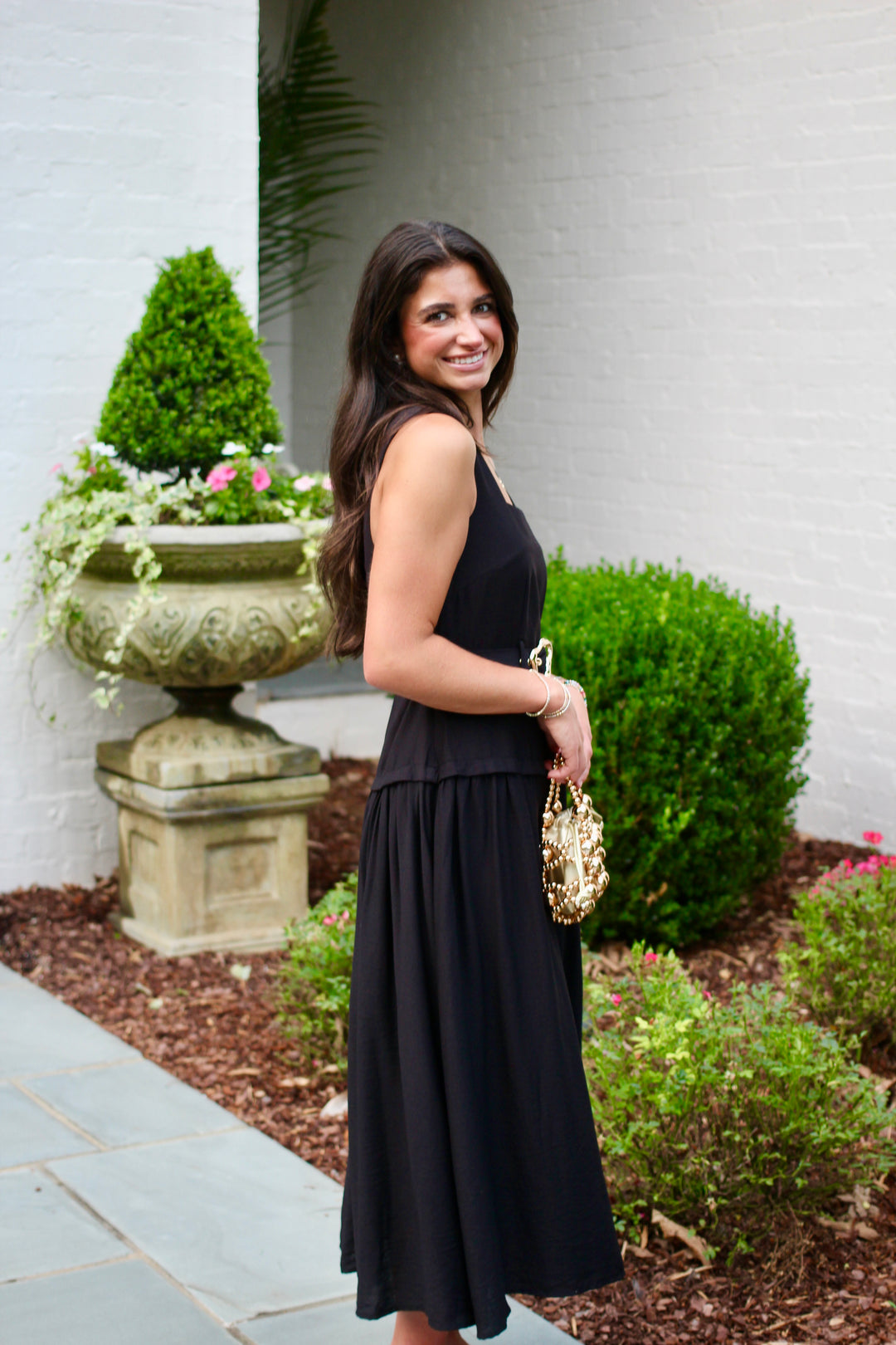 Jess Drop Waist Little Black Dress