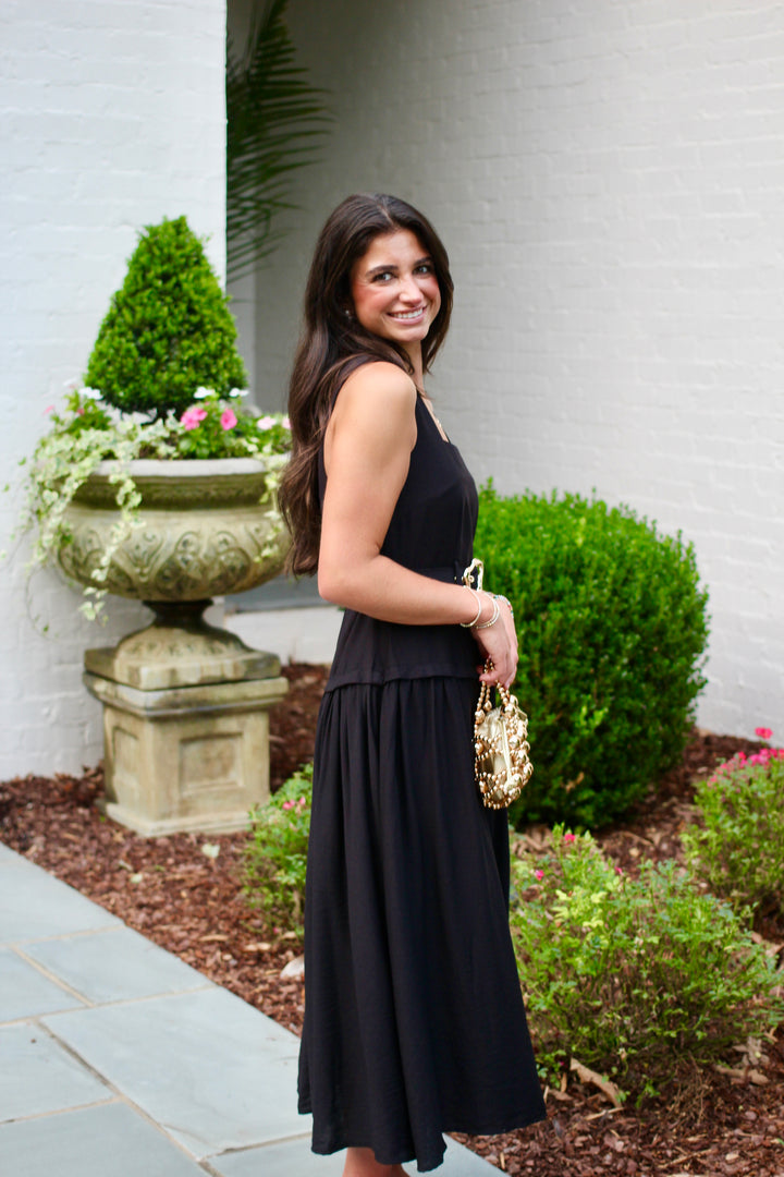 Jess Drop Waist Little Black Dress