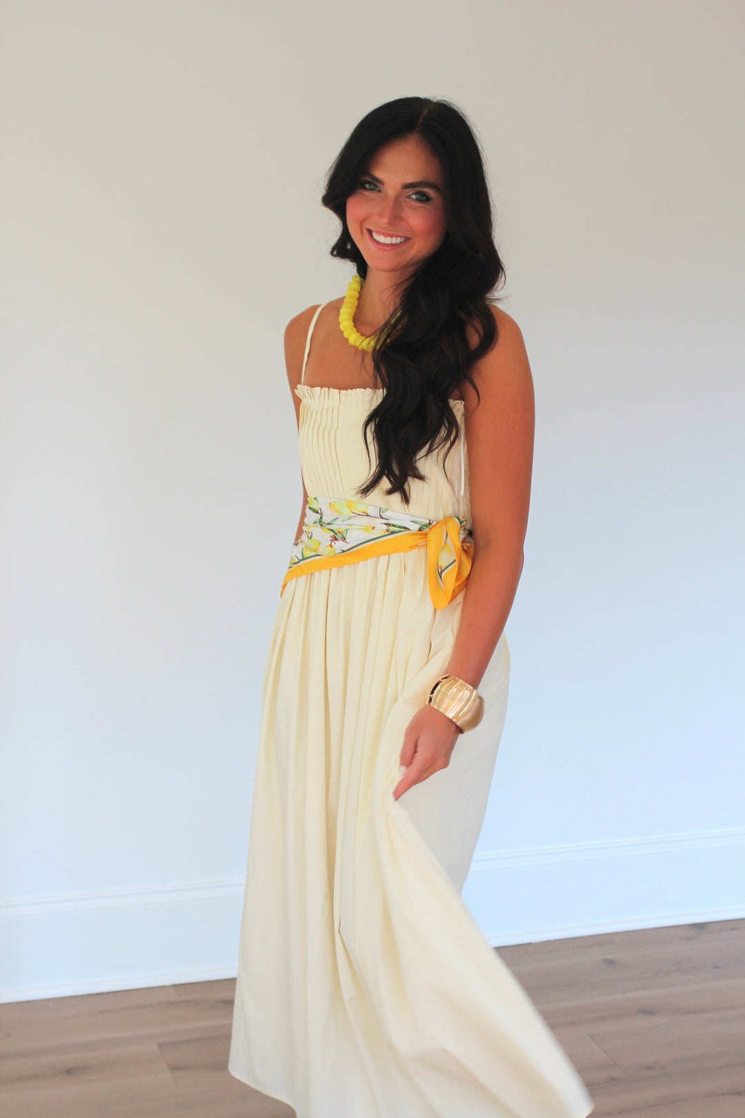 Ivory Pintuck Dress
