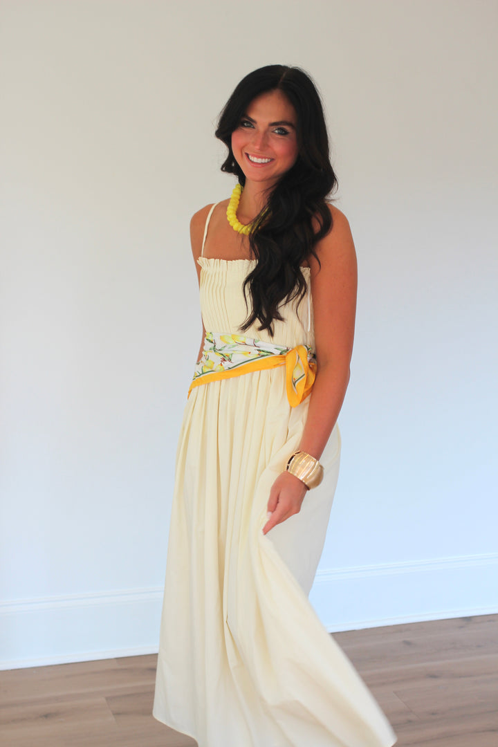 Ivory Pintuck Dress