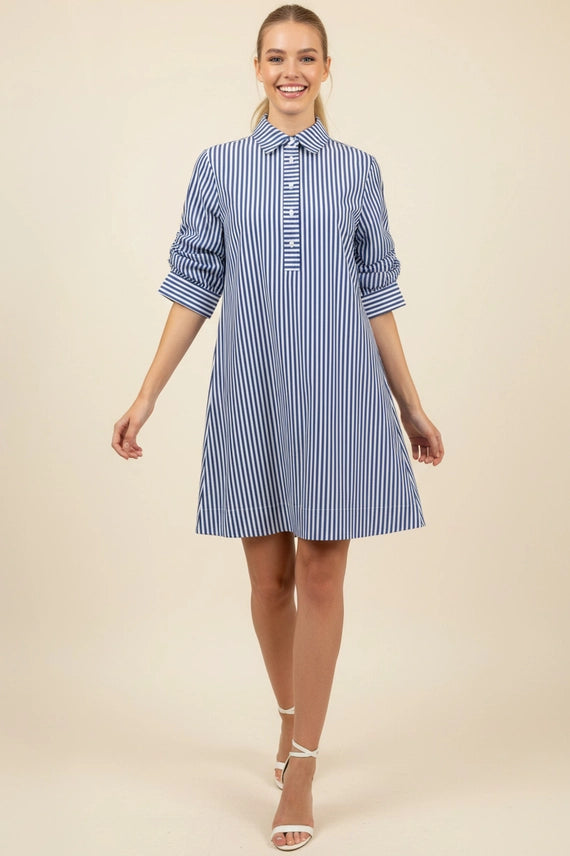 Nantucket Button Down Mini Dress