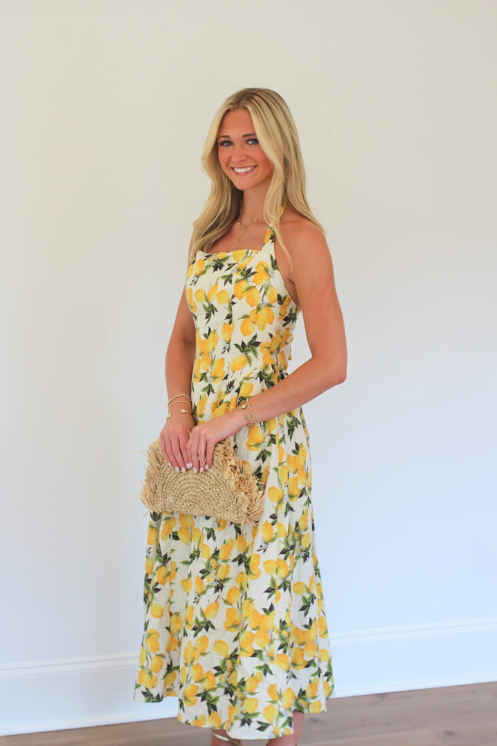 Lemon Grove Midi Dress