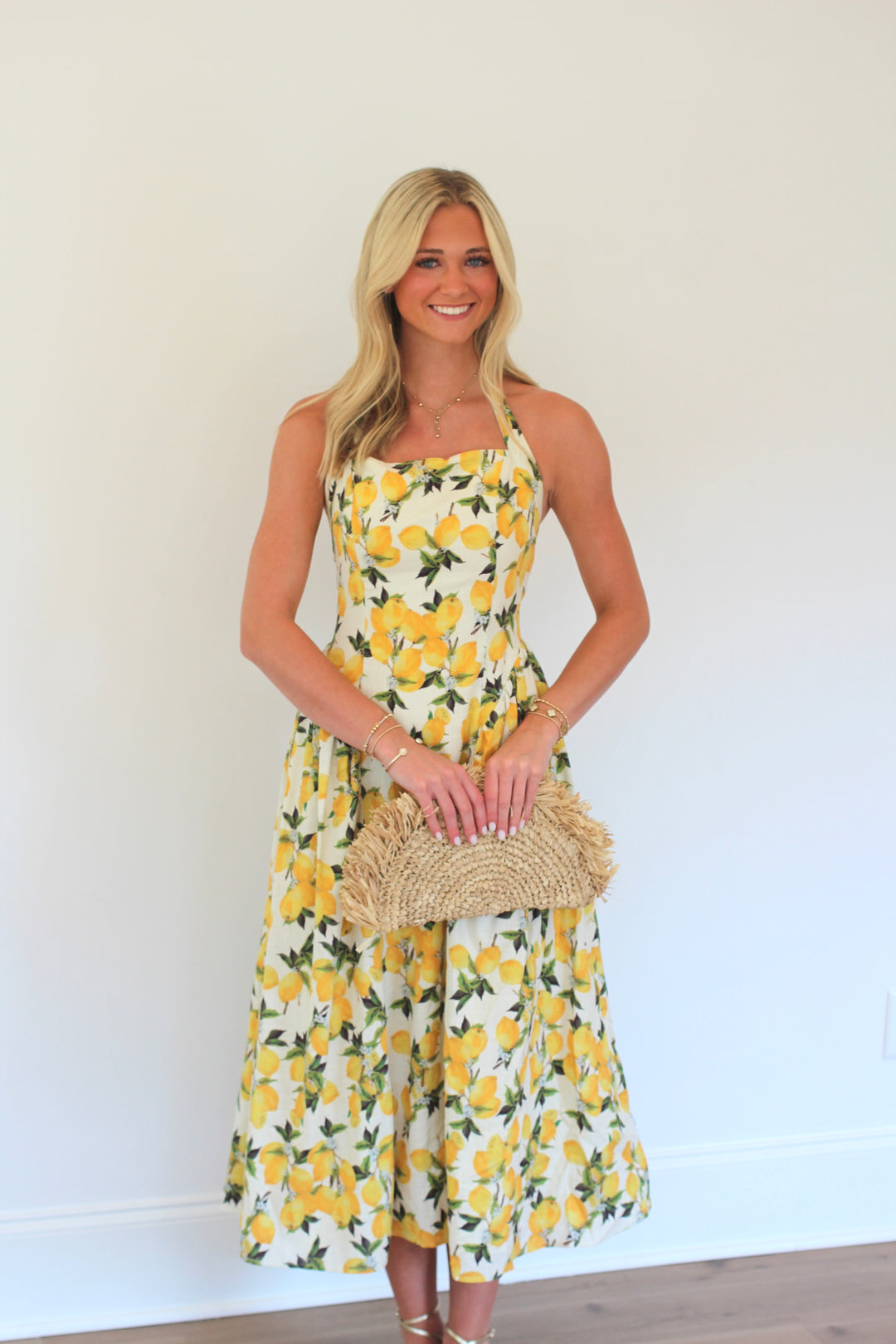 Lemon Grove Midi Dress
