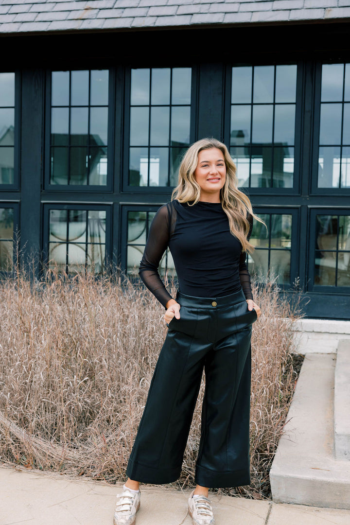 Asymmetric Shirring Bodysuit