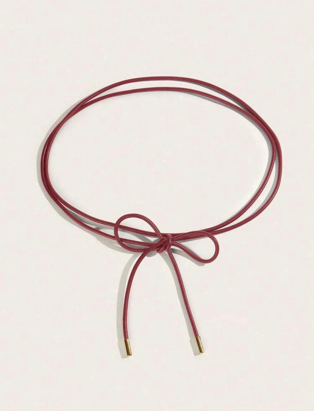 Red Tie Belt