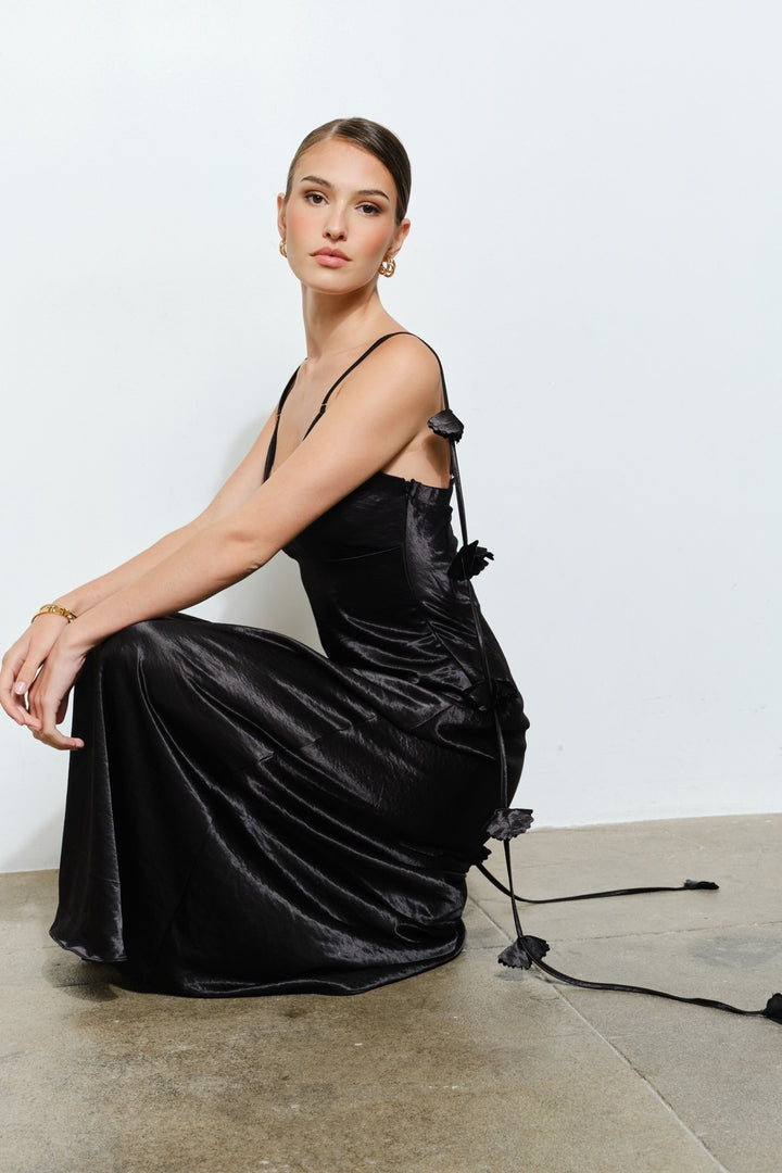 Rosette Formal Dress