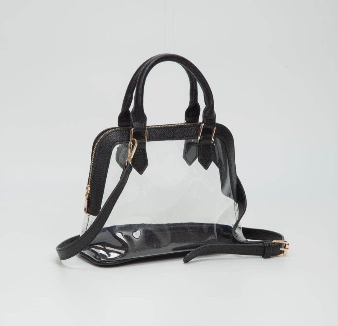Clear Leather Gameday Bag