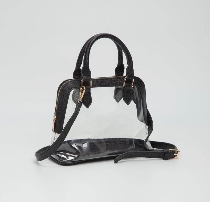 Clear Leather Gameday Bag