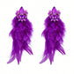 The Claudia Feather Earring