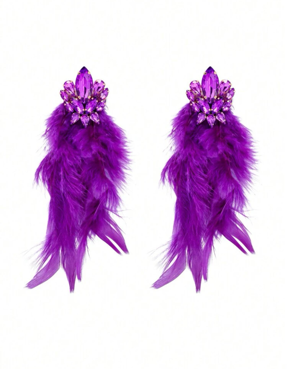 The Claudia Feather Earring