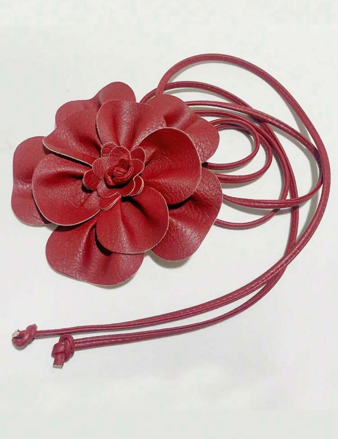 Flower Tie Belt