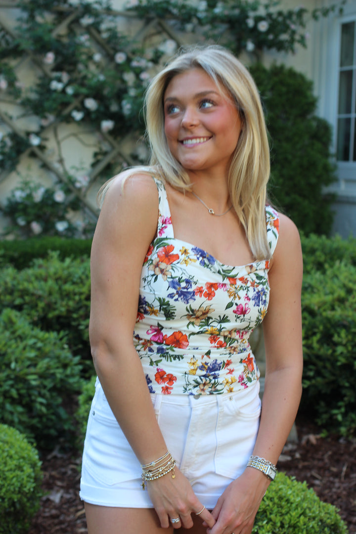 Camille Floral Top