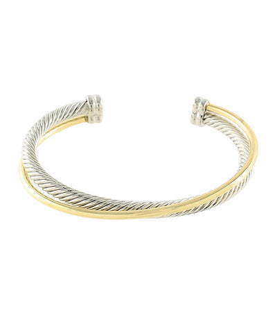 Double Cross Over Cable Cuff