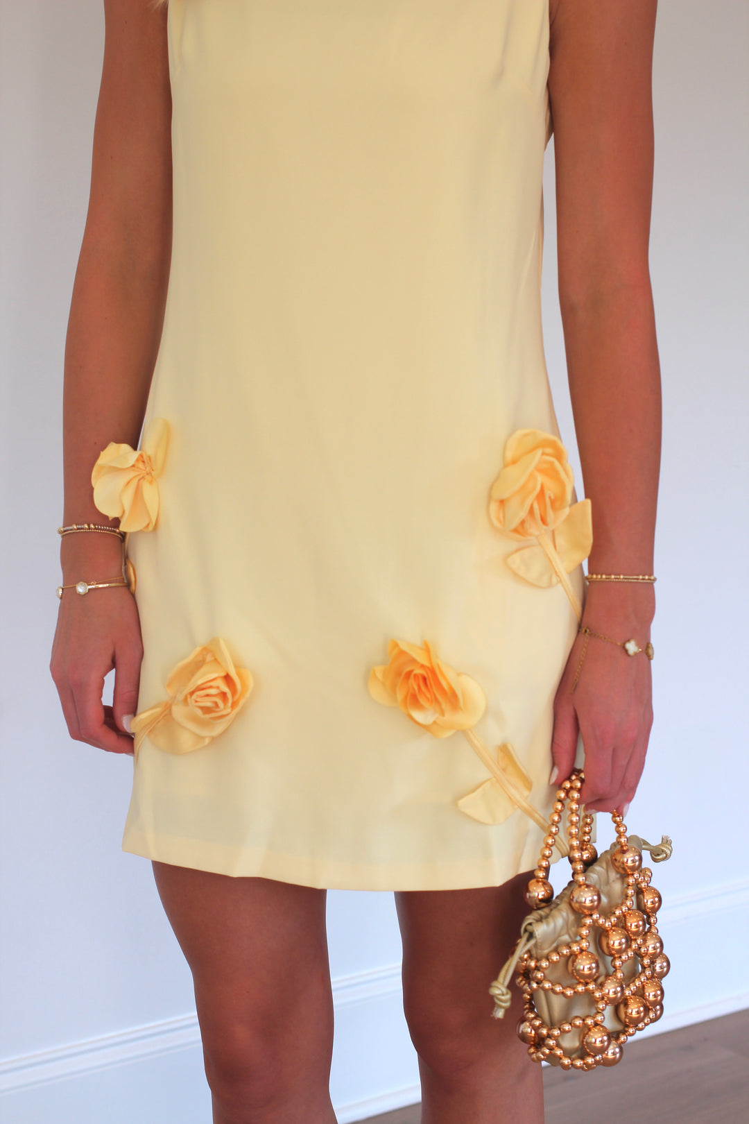 Clover Bloom Mini Dress
