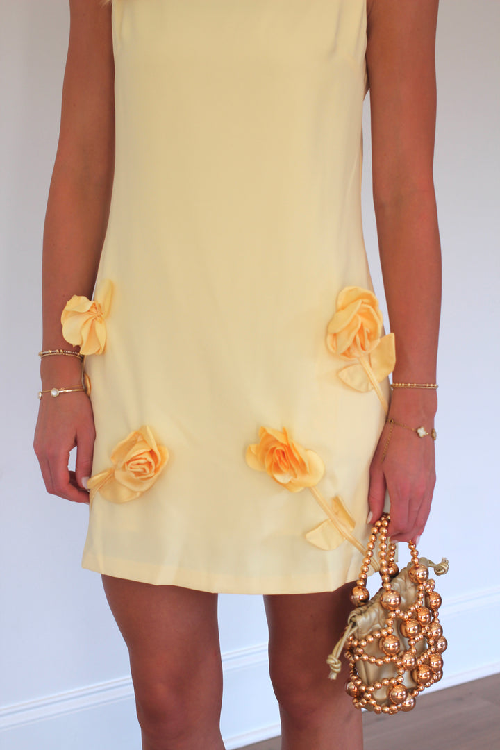 Clover Bloom Mini Dress