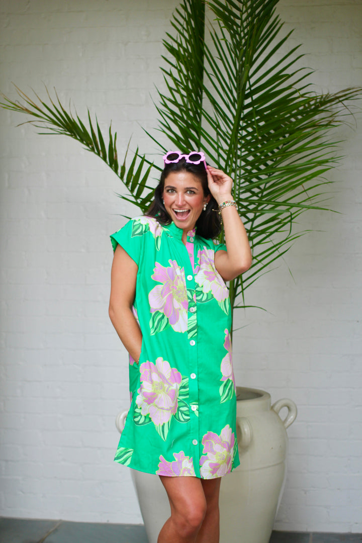Greenie Mini Dress