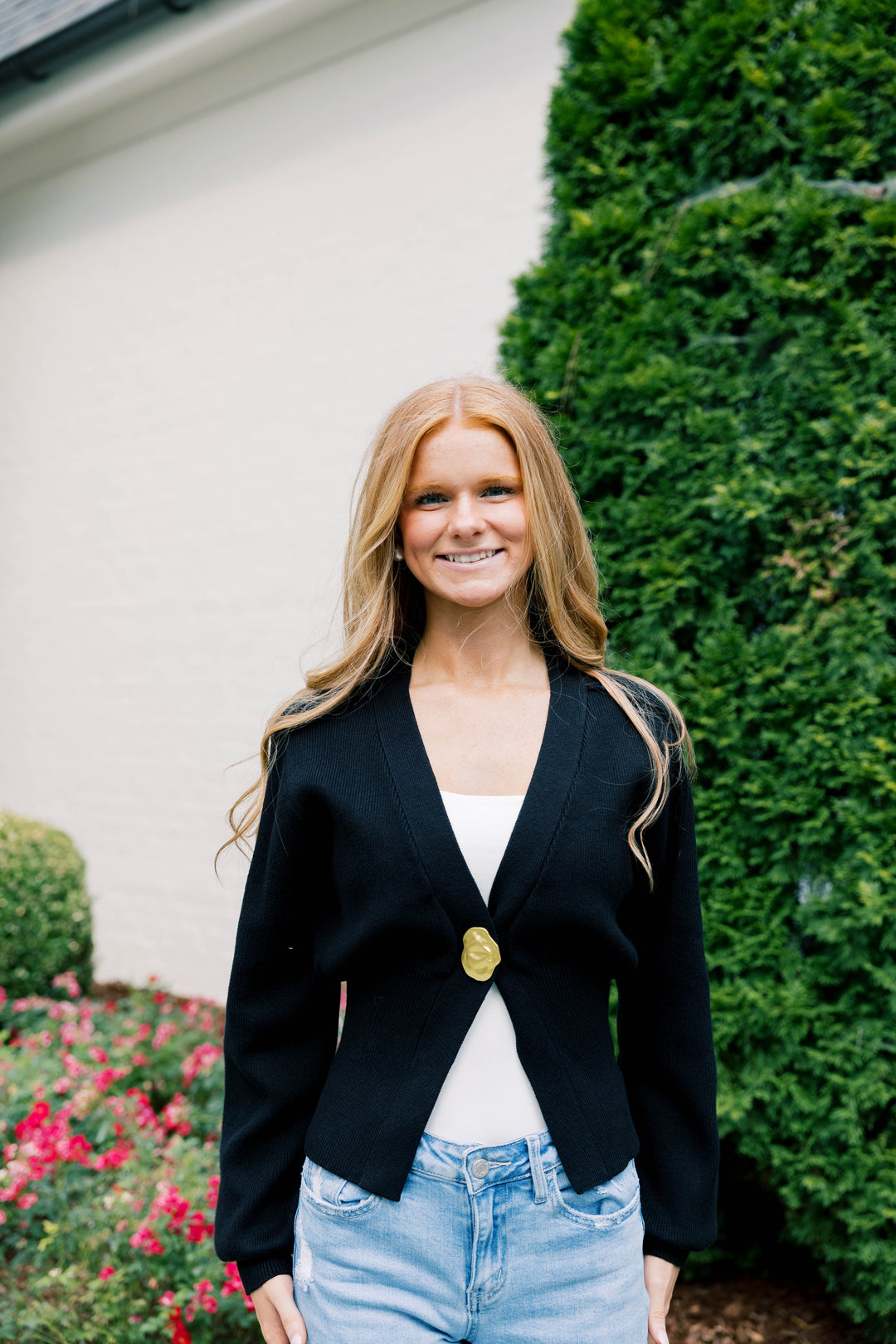 Golden Accent Cardigan