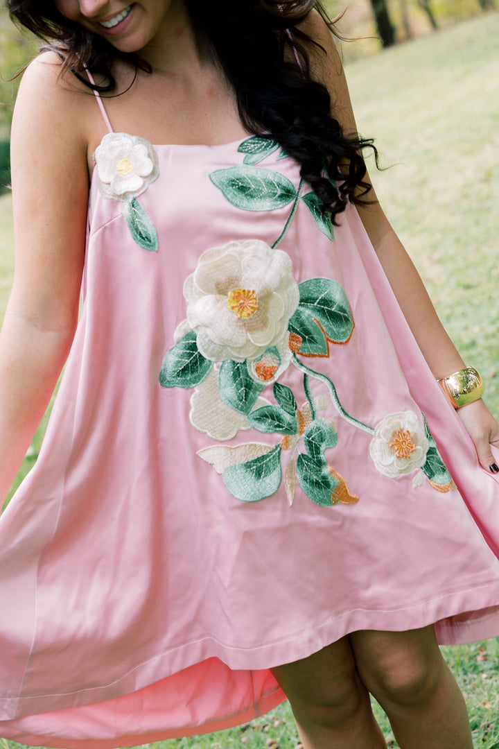 Magnolia Embroidered Dress