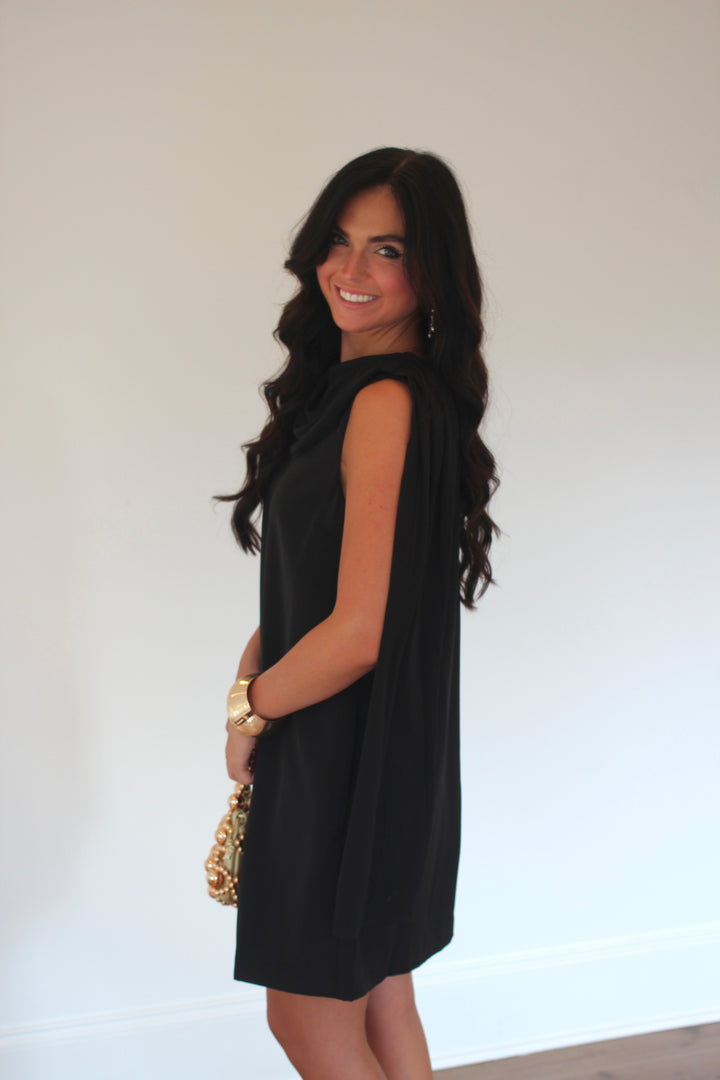 Charleston Cowl Mini Dress
