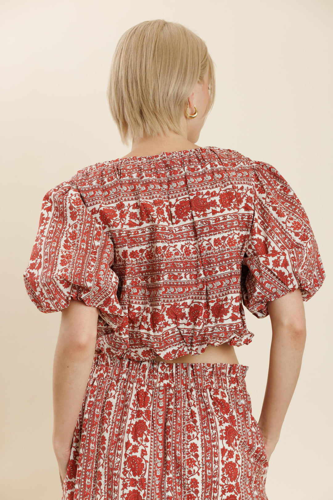 Red Roses Bubble Top