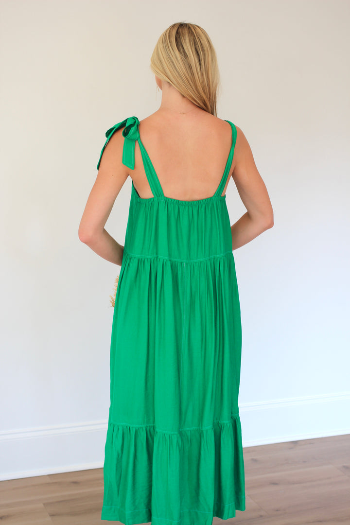 Rosemary Appliqué Midi Dress
