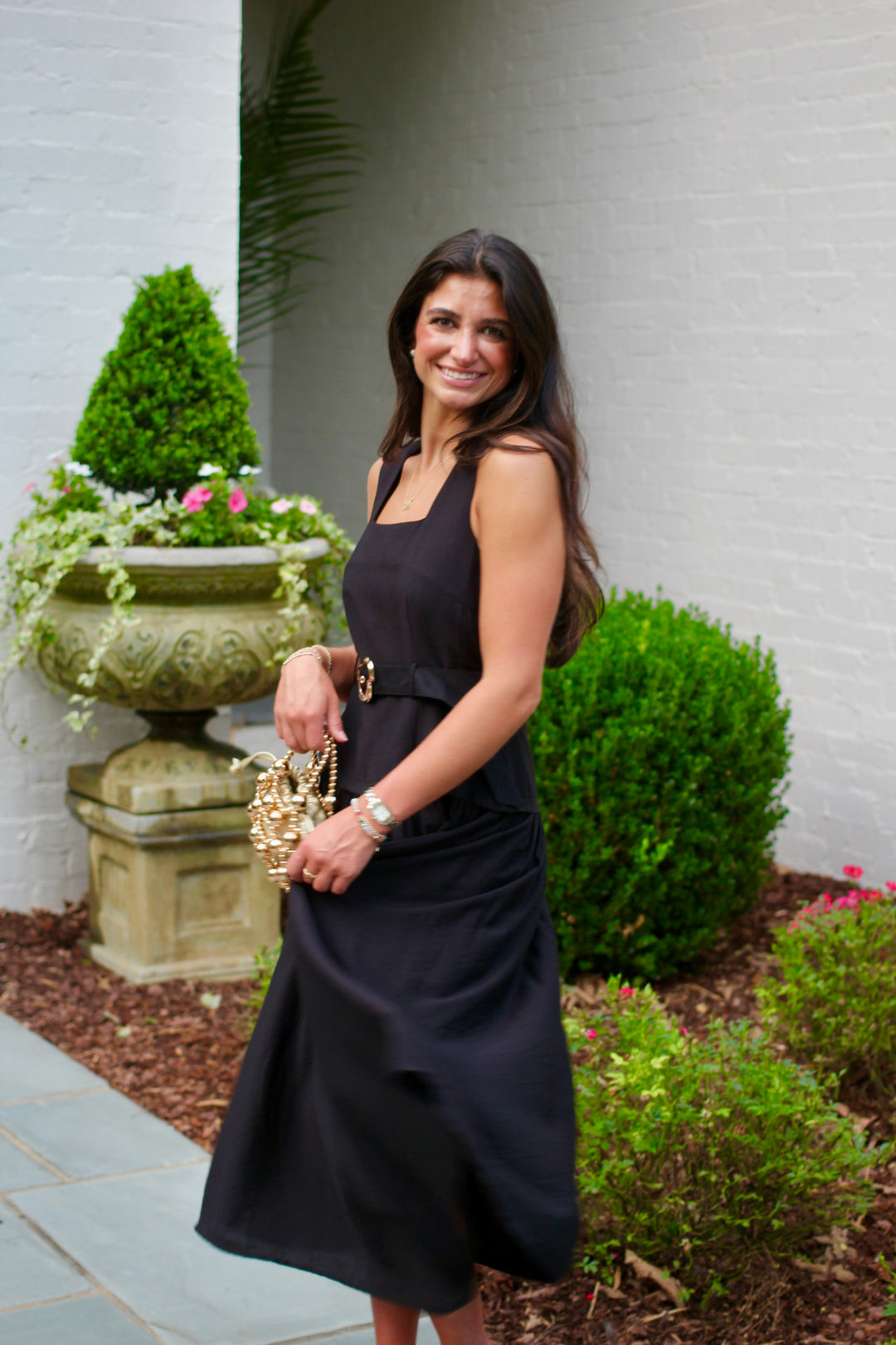 Jess Drop Waist Little Black Dress