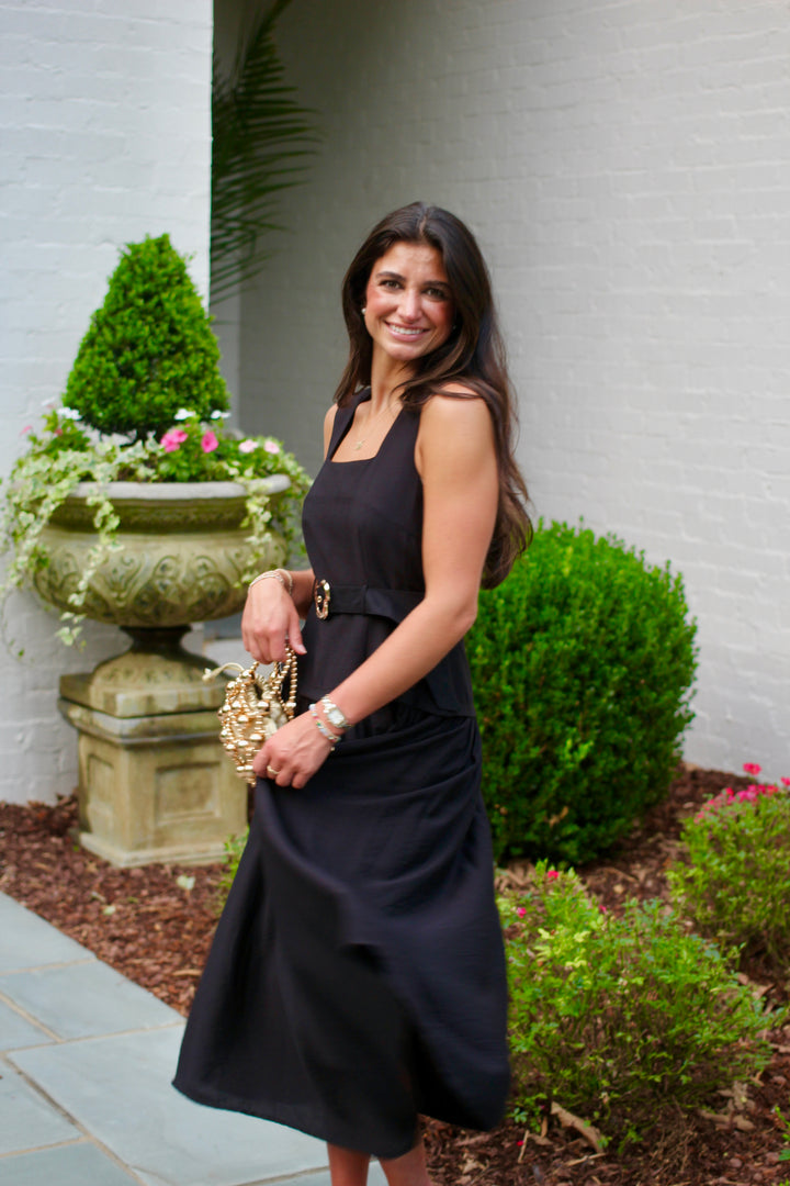 Jess Drop Waist Little Black Dress